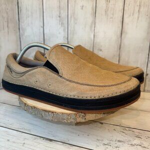 ASTRAL Hemp Baker Shoes Loafer Khaki Beige Slip On Mens Size 11